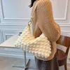 Abendtaschen SWDF Tasche Hohe Kapazität Große Designer Weiche Tuch Schulter Für Frauen 2023 Winter Einfache Mode Dame Reise Handtaschen Tote