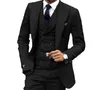 Męskie garnitury mężczyźni#39; S Solidny kolor Western Fit-Fit Wedding Tuxedo Custom Groom Party Suit dla mężczyzn