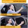 Autoraamschaduw Sunshade voor auto glans en UV Rays Window Sunshade (2 Pack) bescherming voor uw gezin Perfect voor autorijden SUV