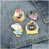 Pins Broches Japanse Manga S Schattig Emaille Pins Badge Broche Rugzakken Tas Kraag Revers Decoratie Sieraden Cadeaus Voor Vrienden 4 Colo Dhj3P