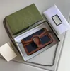 Projektant Canvas Super Mini Cross Body Bag Women Fashion Vintage Portfel łańcucha kluczowego 16,5 cm Klasyczna zamszowa podszewka Dżinsowe torby wieczorowe z pudełkiem