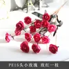 Flores decorativas 1pc mini ramo artificial de espuma de rosa para festa de casamento ornamento de arranjo floral falso