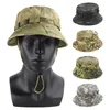 Boinas Boonie sombrero militar táctico cubo sombreros para Safari hombres mujeres caza pesca al aire libre camuflaje algodón gorra de sol