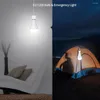 La lampe suspendue extérieure d'ampoule de secours rechargeable de LED allume la décoration portative de fêtes de jardin de camping