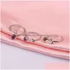 Pierścień Solitaire spersonalizowane koreańskie wersja 36 mieszane kryształowe pierścionki Modne regulowane otwór z cyrkonowymi koralikami dostawa 202 dhvoi