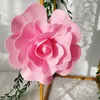 장식용 꽃 PE 큰 장미 결혼식 꽃 벽 배경 장식 보육원 Fleur Artificielle Mariage Boda Rosa Flore