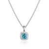 Schwarze Onyx-Halskette, Granat-Herren-Anhänger, 7 mm, Schmuck, Designer-Amethyst-Diamant, zierlicher hoher blauer Topas-Endschmuck, Damen-Halskette