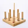 Jewelry Pouches Wood Ring Display Holder Tray Jewellery