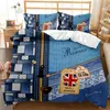 Bedding Sets Lovely Valentine's Day Love 3D Printing Set Small Fresh Style Quilt Cover Pillowcase Bedroom Decoration Home Textile