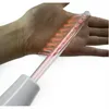 Maszyna odchudzka Przenośna fioletowa promień wysokiej częstotliwości opieka piękna terapia trądzik z 4 elektrodami różdżkami skóry maszyna do usuwania plamek