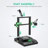 Stampanti Stampante 3D Livellamento automatico Kit fai da te per adulti con funzione di ripresa della stampa Rilevamento filamento Formato di stampa 220/50mm