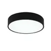 Modern Acry Alloy Round LED ceiling light Remote Control Black White Ceiling Lights Simple Decoration fixtures For living room 0209