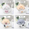 Bowls Ceramic Instant Noodle Bowl With Cover Single Large Student Dormitory Lovely Cup Lovers Set Soup