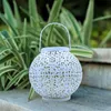 Lawn Lamps Creative Hollow Ball Solar LED Lantern Light Classic Texture Delicate Design Practical Garden Yard Pathway Lighting Lamp