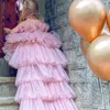 Meisjesjurken handgemaakte feeënbloemmeisjes voor bruiloft tutu prinses kinderen baljurk baby optocht feestjurken kleding
