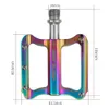 Bike Pedals GUB GC020 MTB Bike Pedal Aluminum Alloy Sealed Bearing Road For BMX MT High-Strength Colorful Bicycle Parts 0208