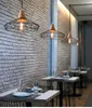 Hangende lampen pottenwinkel kroonluchter het ijzeren gaas retro single head moderne minimalistische café bar kleding gy143