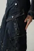 Men's Jeans A1571 Fashion Men's 2023 Runway Luxury European Design Party Style Men Women Pants Skirt