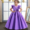 Girl Dresses Children 4-14 Years Old Christmas Party Beaded Piano Performance Evening Dress Princess Prom