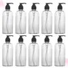 Storage Bottles Bottle Soap Pump Dispenser Lotion Bootle Refillable Shampoo Hand Clear Empty Dispensers Foaming Container Shower Kitchen