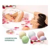 Sali da bagno Nuova lussuosa spa Natural Bubble Bomb Salt Ball Colori misti Prodotto sano con olio essenziale Drop Delivery Health Beaut Dhcti