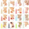 Faux ongles 16 couleurs French Fingernails Waterdrop Cross-border Nail Art Factory Outlet Fake