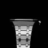 Zestaw modyfikacji Metalowa ramka obudowy do paska do zegarka Apple Pasek do smartwatcha Pasek ze stali nierdzewnej Pasek do etui z serii IWatch 6 5 4 3 SE 44mm 45mm