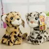 18 см моделирование диких животных Kawaii Tiger Lion Liopard Doll Лучшая енота ежа печи плюшевые игрушки для детей