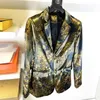 Мужские костюмы Blazer Men 2023 Jaquetas Homens Terno Trend Trend Plord Golden Velvet Bleazer для Терноса Пара Казаменто Свадебный костюм жених