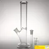 Nowe 12 -calowe szklane rurki wodne Bong z 14 mm miską Downstem Grube szklane zlewki perkolator recyklator Bong Rigs DAB do palenia