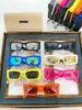 Dames zonnebril voor vrouwen Men Sun bril Mens Fashion Style Beschermt ogen UV400 -lens met willekeurige doos en case 6173