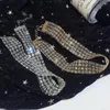 Girocollo sexy collane larghe con colletto in metallo per donne brillanti paillettes garza catena di maglie collana dichiarazione gioielli per feste