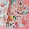 Gift Wrap Vintage Stickers DIY Scrapbooking Pink Girl & Food Journal Happy Planner Project Making Label Decoration Sticker