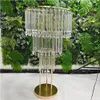 Dekoration Moderna pelare Crystal Wedding Table Centerpiece Flower Stand E Stor br￶llopsdekoration Crystal Centerpiece Round Stands 263