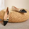 2023 Pointy Women's Casual Thicked Latex Pad Soft Sole Single Single Shoe Women's Shoes