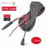 Ny 5 -stifts bil DVR -kamerakabel 2,5 mm Jack Port 4Pin Video Extension Line f￶r fordonets bakifr￥n kamera