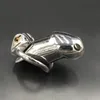 Stainless Steel Chastity Devices For Bdsm Handmade Ht Metal Version Non-Welded Cock Cage For Men