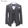 Mens Suits Blazers Thorndike Fashion Party Costumes Wedding Jacket Singer 3Piece Suit Blazer Hombre Male Evening Masculin 230209