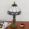 Tischlampen Nordic Buntglaslampe Tiffany Schlafzimmer Nachttisch Wohnzimmer Esszimmer Korridor Vintage Led Nachtlicht Home Decor