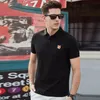 Мужские Polos Mens Luxury Emelcodery Brand Appliqued Cotton Polo футболка мужская мода с коротки