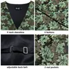 Mens Vests HiTie Brand 30 Colors Silk Jacquard Paisley Floral Waist Coat Jacket Necktie Hanky Cufflinks for Men Sleeveless XXXL 230209
