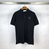 Tasarımcı Erkekler Temel İş Polo Gömlek T-Shirt Moda Marka Erkek Tişört İşlemeli Mektuplar Rozeti Polo Gömlek Şort