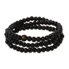 Kedjor 2x buddhistiska sandelträ halsband bönpärlor mala armband Buddha Tibet