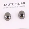 Brooches 12pcs Strong Metal Plating Safe Usefull Magnet Brooch Hijab Accessories Muslim Magnetic Pin Scarf Chiffon Buckle