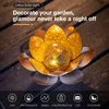 Lawn Lamps Solar Light Amber Garden Lights Festival Outdoor Decoratieve Decoratie Tuinbenodigdheden Crackle