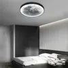 Plafoniere Luna soffitto moderne luci a led Soggiorno arredamento lustro sfondo lampada Lampada da camera per bambini illuminazione interna 0209