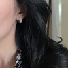 Hoop Earrings UILZ Korean Hollow C-shaped Imitation Pearl For Women Girls Cute Small Round Earring Party Daily Jewelry EP5579