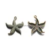 Incantesimi di bronzo greco Verdigris Patina Brass Starfish Pendants per gioielli fai -da -te che trovano gli accessori all'ingrosso bk dhvqn