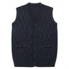 Gilet da uomo Maglioni di marca di moda Uomo Pullover Gilet senza maniche Slim Fit Maglioni Maglieria Autunno Stile coreano Abbigliamento casual Uomo 230209