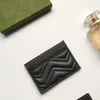 Carteira de designer de moda porta-cartões para mulheres unissex bolsas de cartão de crédito populares couro real